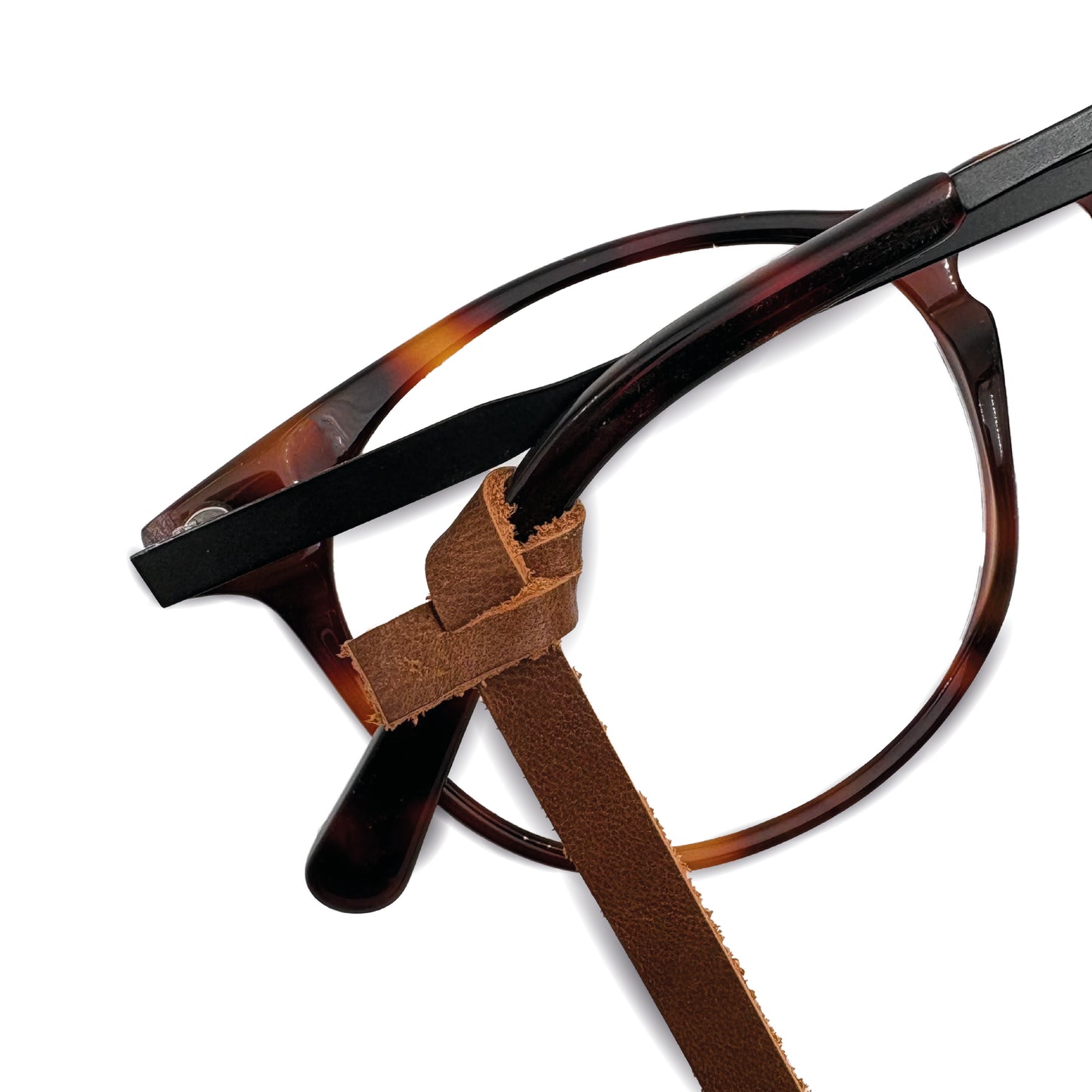 Strap Anteojos Cuero Natural ORYX TAOS Café Unisex